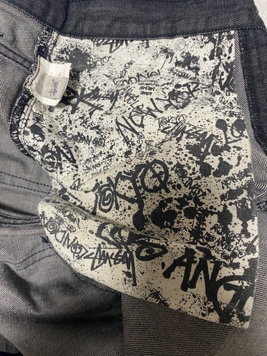 STUSSY ブラックデニム メンズ