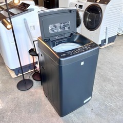 ご成約済み🐶 Hisense 一人暮らし洗濯機 5.5kg✨ オールブラック🐦‍⬛の画像