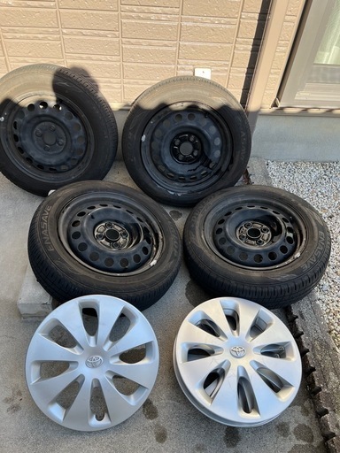 タイヤ　ダンロップ　エナセーブ　トヨタ純正ホイール付き