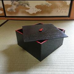 昭和レトロ/1960年代前半物】木製干菓子器 ふた付き菓子器、蓋...