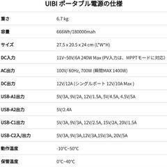 【週末値引き-3000円！】ポータブルバッテリーの画像