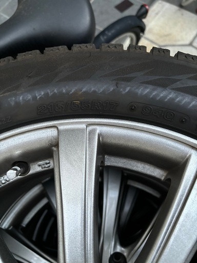 	 ブリヂストン BLIZZAK VRX2 215/55R17 19年5週目5穴4本
