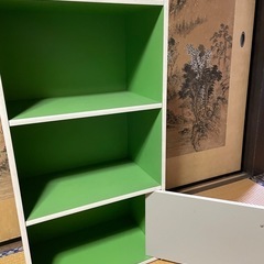 昭和レトロ　カラーボックス　の画像