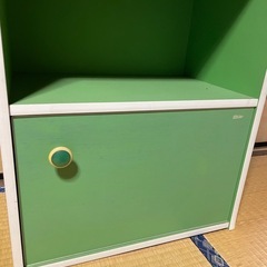 昭和レトロ　カラーボックス　の画像