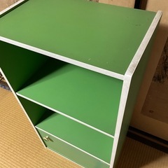 昭和レトロ　カラーボックス　の画像