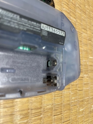 ※ジャンク　ゲームボーイアドバンス　ミルキーブルー　GBA  　通電不可　ワイヤレスアダプタつき　ふたなし