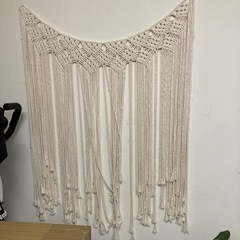 北欧インテリア　マクラメの画像
