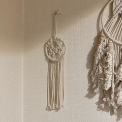 北欧インテリア　マクラメの画像