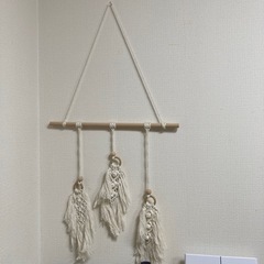 北欧インテリア　マクラメ