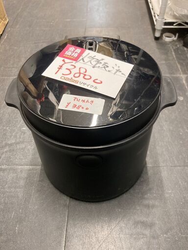☆中古￥3,800！LOCABO　5合炊飯ジャー　家電　JM-C20E-B型　2022年製　【BK159】