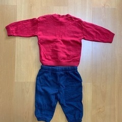 H&M クリスマス ニット 4-6M パンツ　ズボンの画像