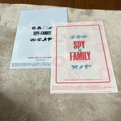 スパイファミリー　クリアファイルの画像