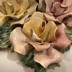 インテリア雑貨 花瓶 薔薇 イタリア製 M.MORETIOの画像