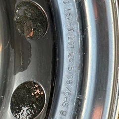 200系ハイエースワイド純正スチールホイール4本セット　6J×15 PCD139.7  6Hの画像