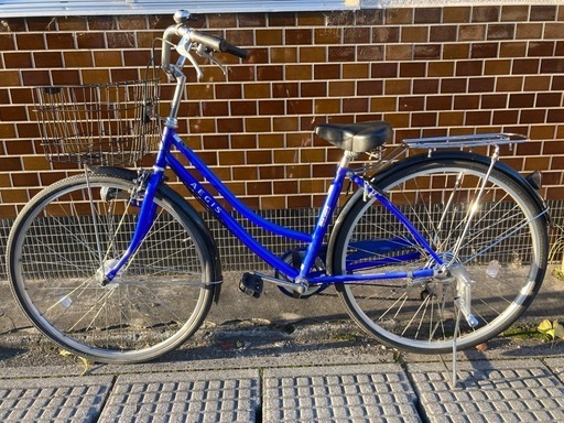 【27インチ自転車】美品❗️マルイシ製　6段変速　LEDオートライト付❗️前タイヤ、チェーン、鍵新品❗️若林自転車　膳所店　SALE中
