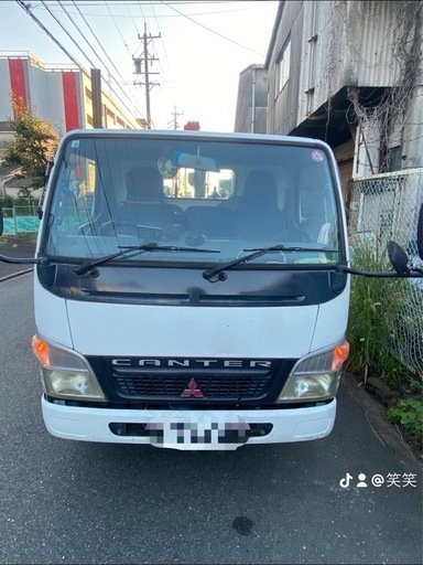 三菱クレーン車
