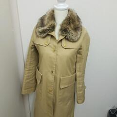 【美品】トミーヒルフィガー　TOMMYHILFIGER　ステンカラーコート　ファーの画像