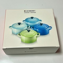 【譲り先決まりました】ル・クルーゼミニココット(10cm) 4点セット
