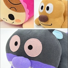 【新品】西川産業 アンパンマンシリーズ 抱き枕 ばいきんまんの画像