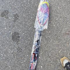 美品ランディングポールと網 釣り ショア 釣り