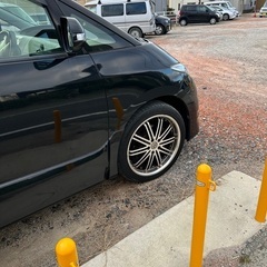 50エスティマ用タイヤホイルセットとシートカバー