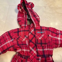 スキーウェア 雪遊び つなぎ スノーウェア BABY 防寒着　90
の画像
