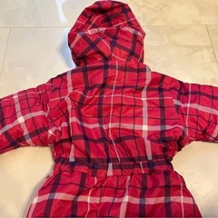 スキーウェア 雪遊び つなぎ スノーウェア BABY 防寒着　90
の画像