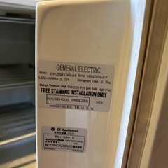 GE冷凍庫の画像