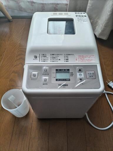 ツインバード ホームベーカリー PY-E631W