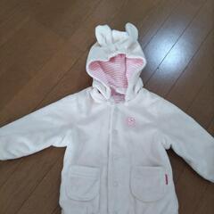 【美品】ミキハウス モコモコアウター
