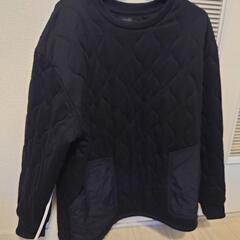 本日12/1の19時終了★キルティングスエットトレーナー