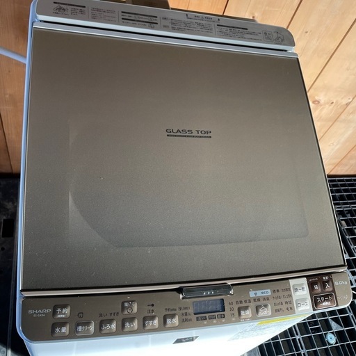 シャープ　洗濯機　電気洗濯乾燥機　ES-GX8A-N 2016年製　8.0kg用