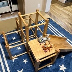 室内すべり台、ジャングルジムの画像