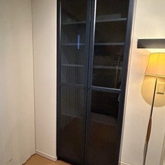 IKEA 化粧棚　キャビネット　200×80×30 紺　
