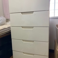 【お譲り先決まりました】チェスト　5段