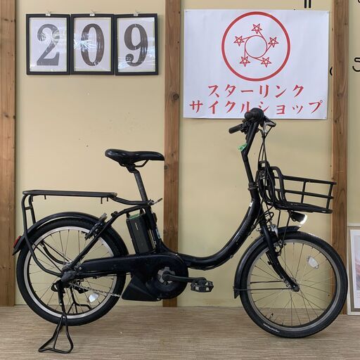 中古】ブリヂストン アンジェリーノ 色：ブルー 20インチ 8.7Ah