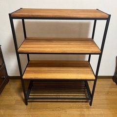 🌟再値引【91%OFF】アイアン＆ウッドの棚