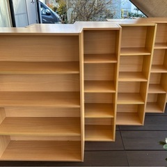 カラーボックス　スリムタイプ　文庫本/コミック/CDサイズ　7個