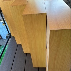 カラーボックス　スリムタイプ　文庫本/コミック/CDサイズ　7個の画像