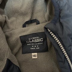 ネイビー　140  ジャンバーの画像