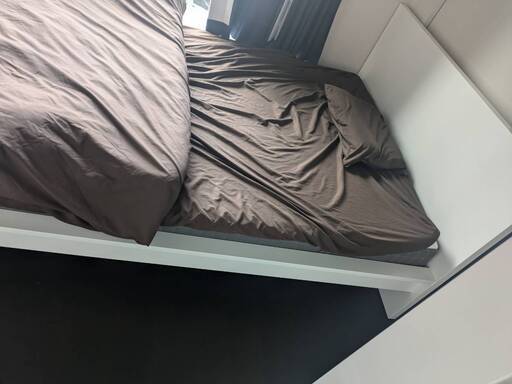 【急ぎのため超お得！】IKEAの人気MALMベッド＋快適MORGEDALマットレスセット！即日引き取り交渉OK＆値下げ交渉歓迎✨