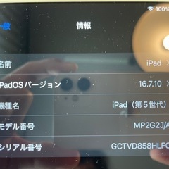iPad  2017 第5世代 Wifi 32GBの画像