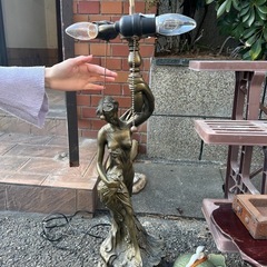 ライト　レトロ　アンティーク　骨董品　電気　照明　ガーデニング