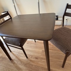 バーバラバリーデザイン 机椅子セット 伐採禁止マホガニー製