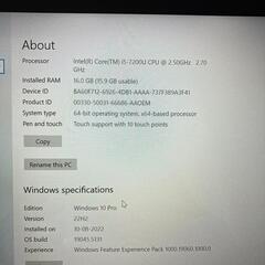 (値下げ) Dell Inspiron 13 シリーズ Intel Core i5(タッチあり)の画像