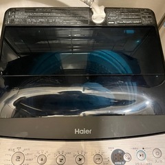 美品haierハイアール　5.5kg 全自動洗濯機　使用年数2年