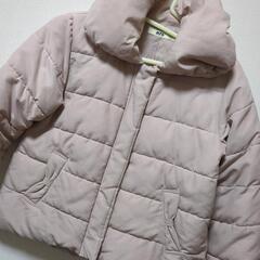 【140cm】Right-on 中綿ダウンジャケット くすみピンクの画像
