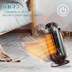 【新品】ヒーター 小型 足元の画像