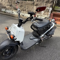 ホンダ　ズーマー　白　セル始動OK