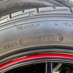 165/55R14アルミホイールセットの画像